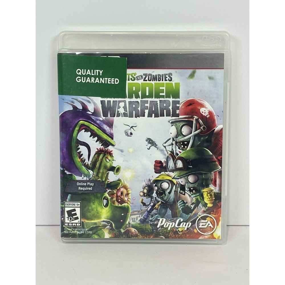 Plants vs Zombies Garden Warfare Sony PlayStation 3 PS3 Game BLUS 31410‎ EA